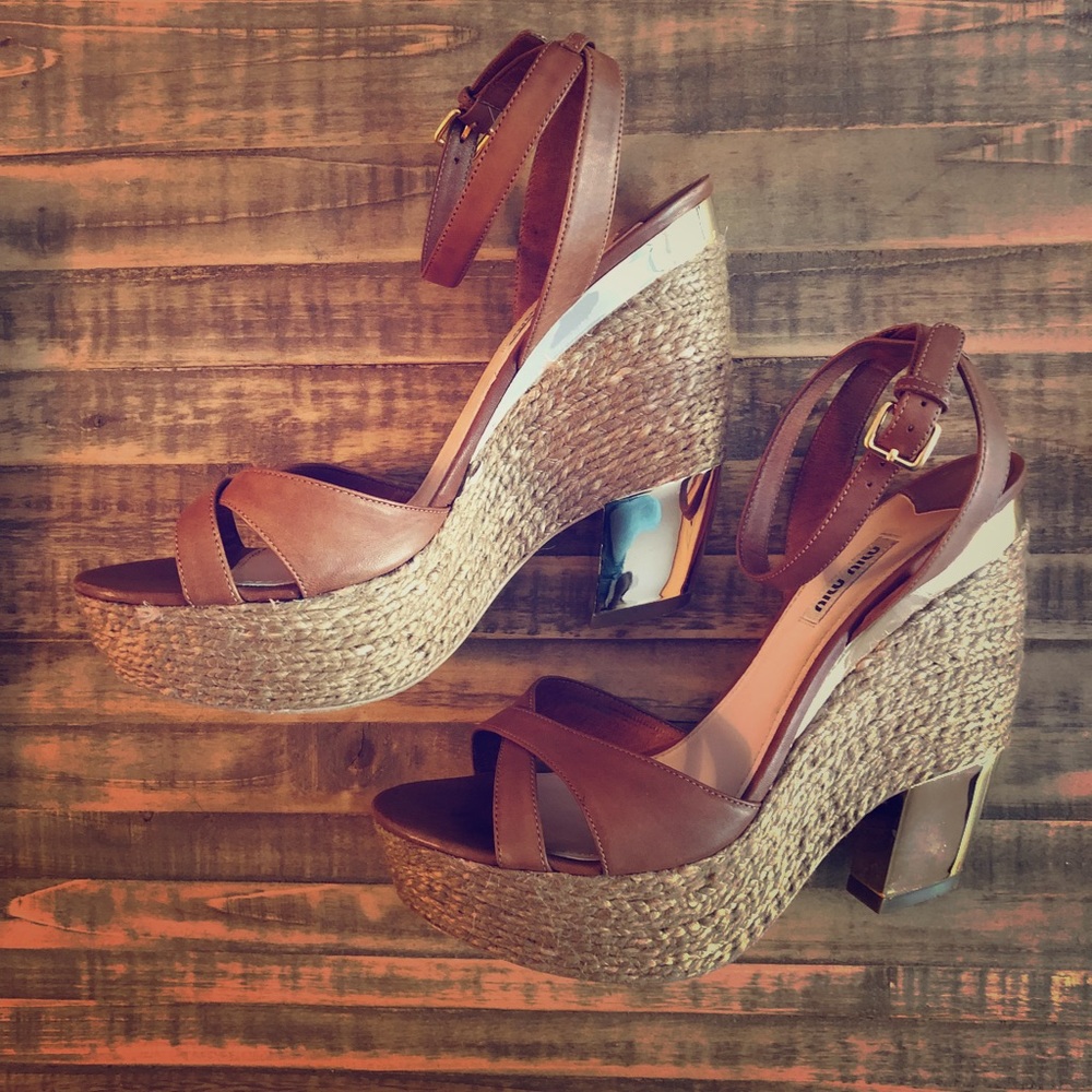 Miu Miu wedges